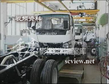 2008庆铃汽车700P高端中型车生产线