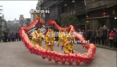 民国街舞龙表演